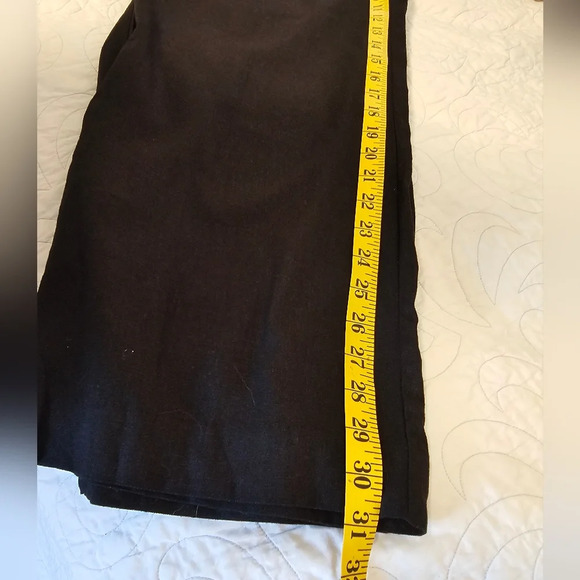 Crosby Black Wide Leg Pleated Linen and Viscose Pants Women's Size 12 NWOT - Picture 2 of 10
